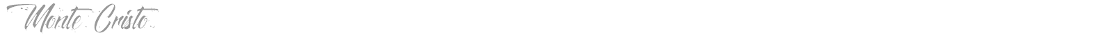 Monte Cristo font preview